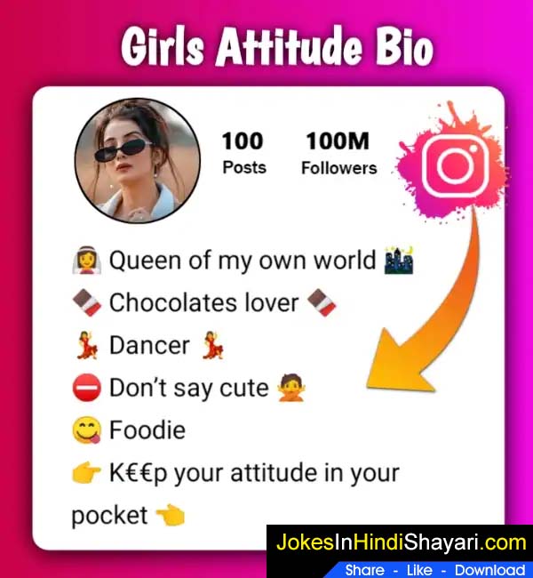 instagram bio for girls in hindi